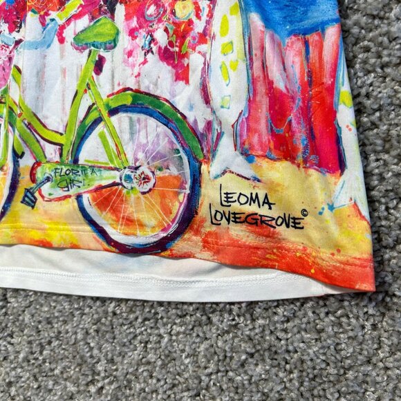 Leoma Lovegrove Women's Large Happyplace Graphic Print T-Shirt NWT - Picture 3 of 8